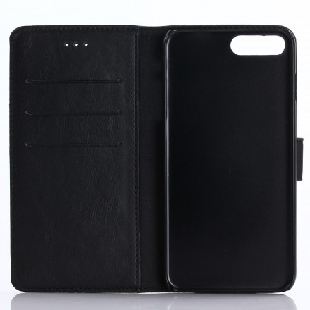 Housse iPhone 7 Plus Simili Cuir Rétro