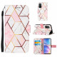 OnePlus 9 Geometrisk marmor Rem Case