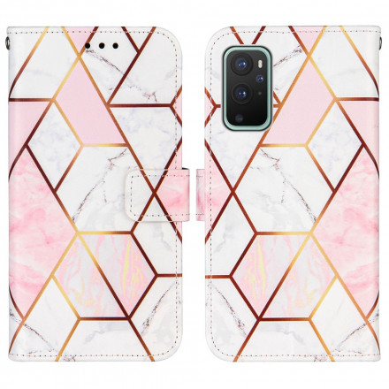 OnePlus 9 Geometrisk marmor Rem Case