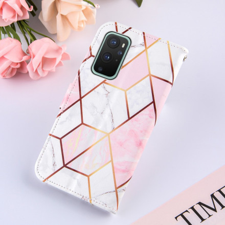 OnePlus 9 Geometrisk marmor Rem Case