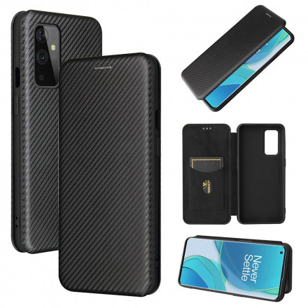 Flip Cover OnePlus 9 Silikon Carbon