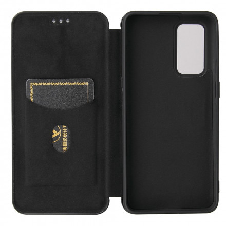 Flip Cover OnePlus 9 Silikon Carbon