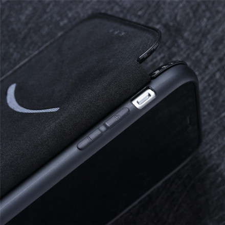 Flip Cover OnePlus 9 Silikon Carbon