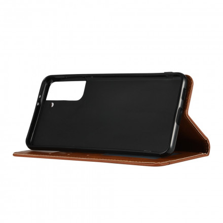 Flip Cover Samsung Galaxy S21 Plus 5G Leatherette Card Case