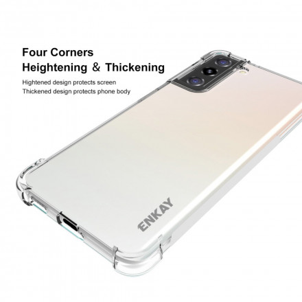 Samsung Galaxy S21 Ultra 5G-fodral och härdat glas ENKAY