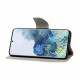 Samsung Galaxy S21 Ultra 5G färgglada blomma Rem Case