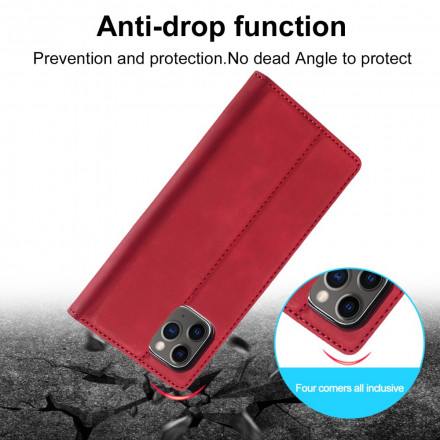 Flip Cover iPhone 11 LC.IMEEKE Läder Effekt