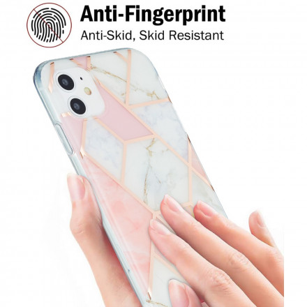 Flashy Geometric Marble iPhone 11-fodral