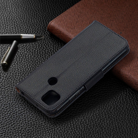 Xiaomi Redmi 9C Litchi SkalOblique Flap