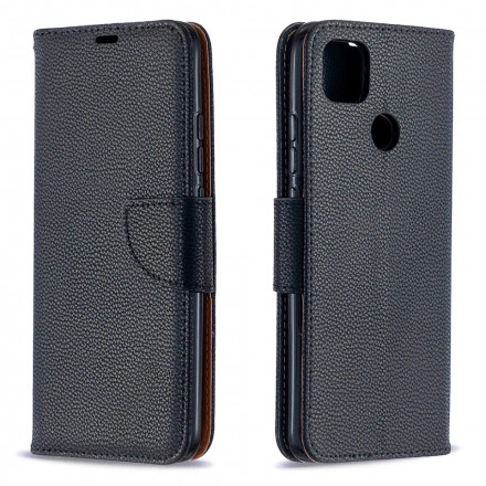 Xiaomi Redmi 9C Litchi SkalOblique Flap