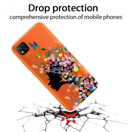 Xiaomi Redmi 9C Pretty Flowered Head Case