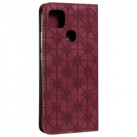 Flip Cover Xiaomi Redmi 9C Barockblommor