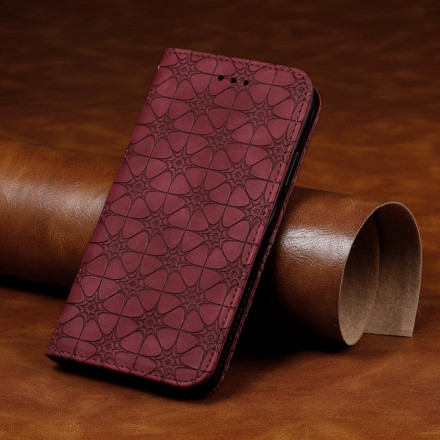 Flip Cover Xiaomi Redmi 9C Barockblommor