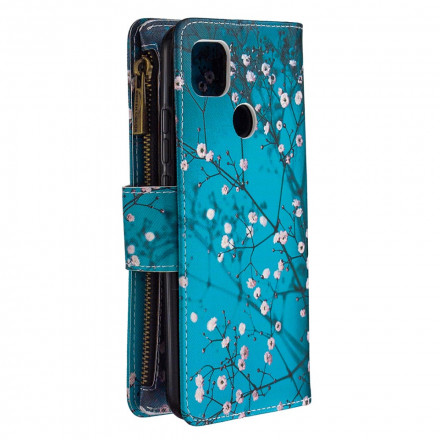 Xiaomi Redmi 9C Zipper Pocket Tree med dragkedja