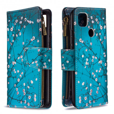 Xiaomi Redmi 9C Zipper Pocket Tree med dragkedja