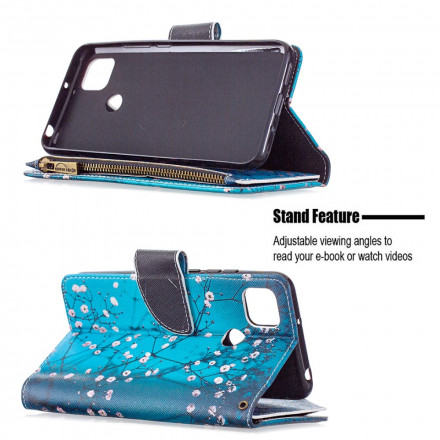 Xiaomi Redmi 9C Zipper Pocket Tree med dragkedja