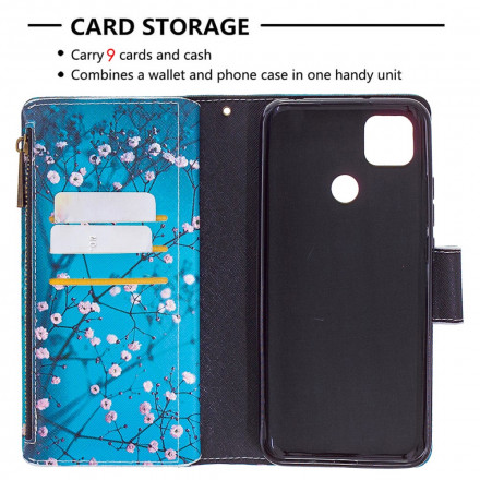 Xiaomi Redmi 9C Zipper Pocket Tree med dragkedja
