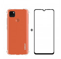 Xiaomi Redmi 9C SkalCombo Skaloch härdat glas ENKAY-skärm