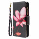 Täck för iPhone 11 Pro Max med blixtlås i fickan blomma