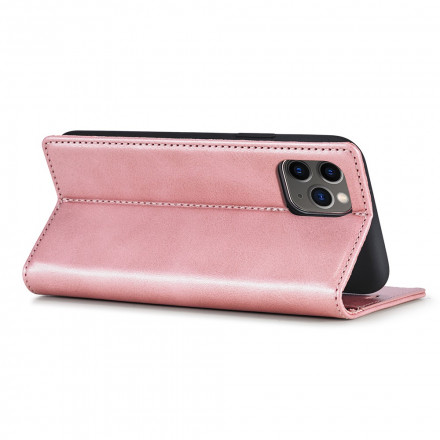 Flip Cover iPhone 11 Pro Max LC.IMEEKE Läder Effekt