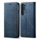 Flip Cover Xiaomi Mi Note 10 Lite Jeans Fabric