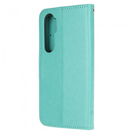 Xiaomi Mi Note 10 Lite SkalFjärilar och asiatiska blommor