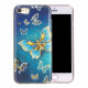 Fodral iPhone SE 2 / 8 / 7 Fjäril Design Glitter
