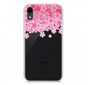 iPhone XR-fodral Rosa blommor