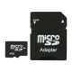 4 GB Micro SD-kort med SD-adapter