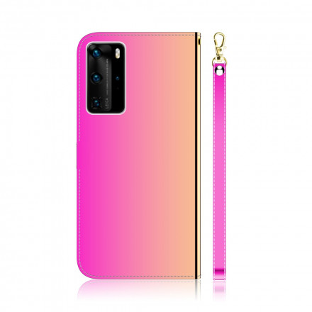 Huawei P40 Pro Leatherette SkalLeatherette Cover
