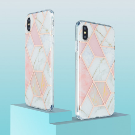 iPhone XS Max-fodral med marmor design