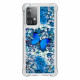 Samsung Galaxy A52 4G / A52 5G fodral Blå fjärilar Glitter