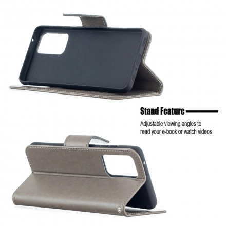 Fodral Samsung Galaxy A52 4G / A52 5G Fjärilar i luften med rem