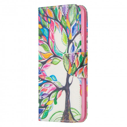 Fodral Samsung Galaxy A52 4G / A52 5G färgat träd