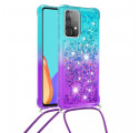 Samsung Galaxy A52 4G / A52 5G / A52s 5G fodral Glitter och sladd