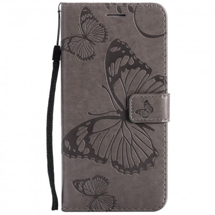 Samsung Galaxy A52 4G / A52 5G - Väska med rem för jättestora fjärilar