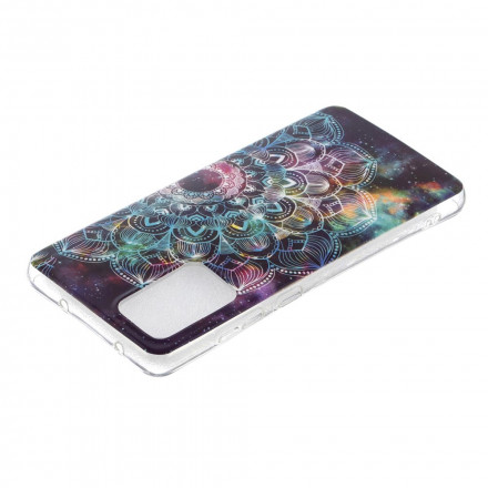 Samsung Galaxy A52 4G / A52 5G fodral Mandala färgad Fluorescent