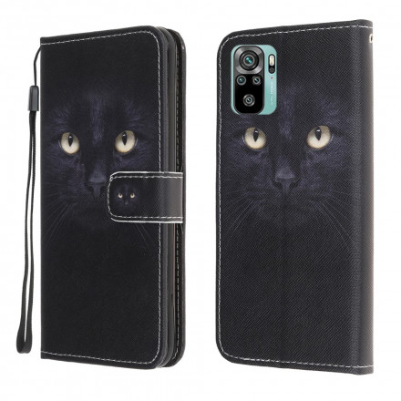 Xiaomi Redmi Note 10 / Note 10s Black Cat Eye Rem Case