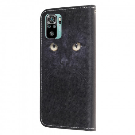 Xiaomi Redmi Note 10 / Note 10s Black Cat Eye Rem Case