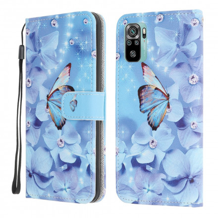 Xiaomi Redmi Note 10 / Note 10s Diamond Butterfly Rem Case