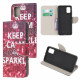 Xiaomi Redmi Note 10 / Note 10s Keep Calm and Sparkle Case (håll dig lugn och gnistra)