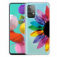 Samsung Galaxy A32 4G färgglada blomma fodral