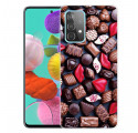Samsung Galaxy A32 4G Flexibelt fodral Choklad