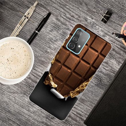 Samsung Galaxy A32 54G Flexibelt fodral Choklad