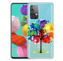 Samsung Galaxy A32 4G Clear Watercolour Tree Case