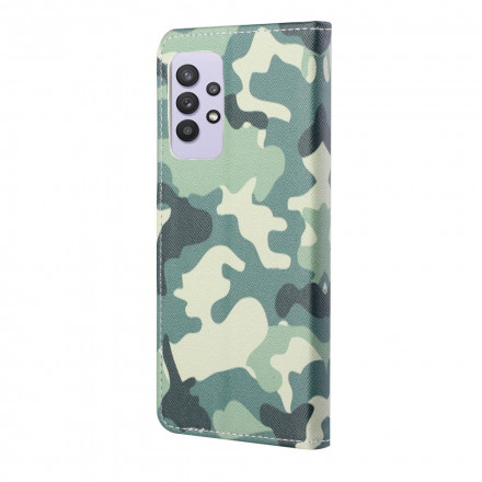 Samsung Galaxy A32 4G militärt kamouflagefodral