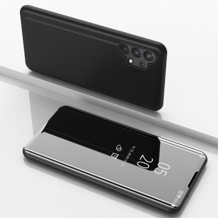 Visa skydd Samsung Galaxy A32 4G Spegel och konstläder