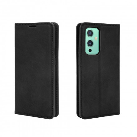 Flip Cover OnePlus 9 Soft Läder Effekt Silk