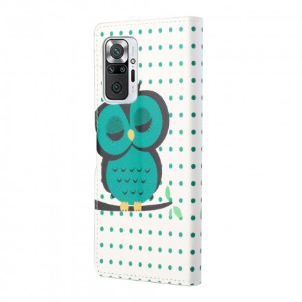 Xiaomi Redmi Note 10 Pro fodral Sleeping Owl