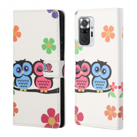 Xiaomi Redmi Note 10 Pro fodral Owl Couple